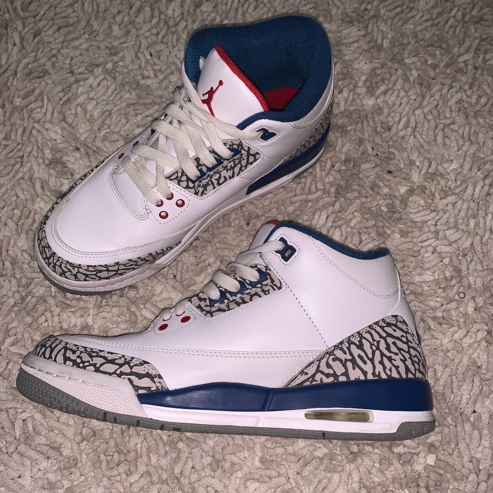 jordan true blue 3 6.5y